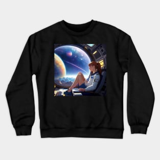 An Astronaut's Nap Crewneck Sweatshirt